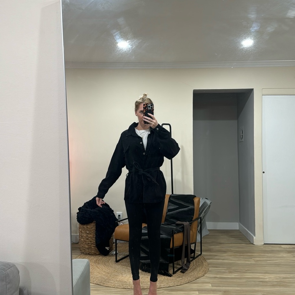 DENIM BLACK JACKET